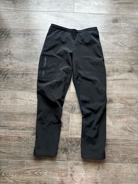 Title Nine Womens Large SHORT Black Cold Killer Athletic Outdoor Pants RN#121896